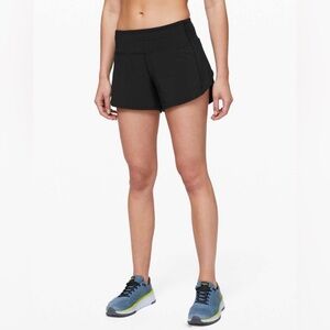 Lululemon Speed Up Short Long *4" Updated Fit in Black